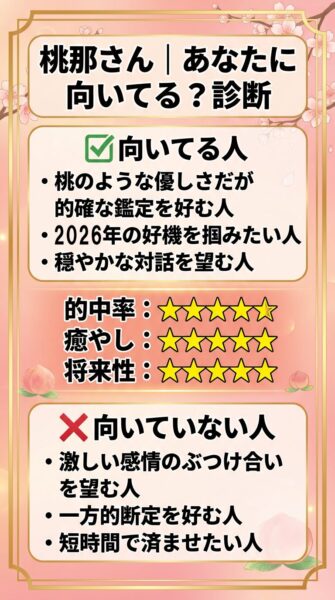 電話占いカリス 桃那（モナ）先生