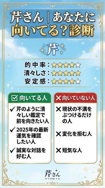 電話占いカリス 芹（せり）先生