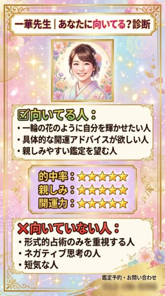 エキサイト電話占い 一華(いちか)先生