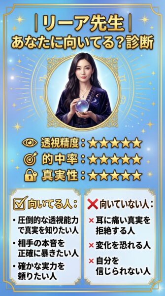 エキサイト電話占い 璃亜（リア）先生 鑑定の正体