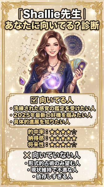 シャーリー ウラスピ 鑑定実力