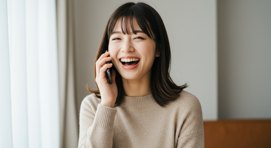 電話占いで恋愛が近づいてるサインがわかった女性