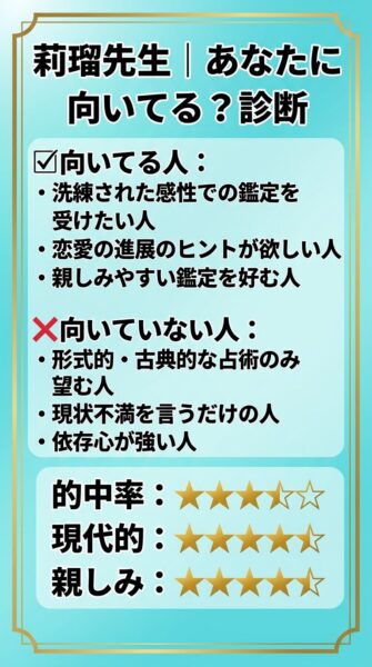 SATORI電話占い｜莉瑠（リル）先生