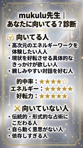 SATORI電話占い ムクル先生 鑑定の正体