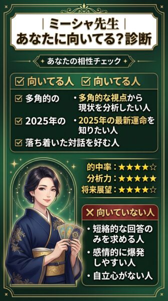 電話占いカリス ミーシャ先生