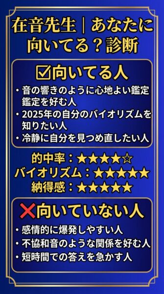 電話占い ヴェルニ 在音 先生（アルト 先生）