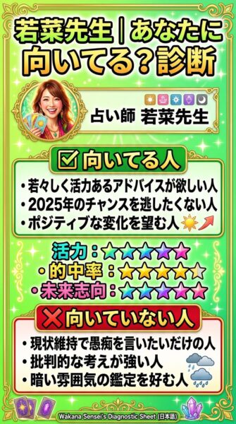 電話占いヴェルニ wakana先生 鑑定の正体