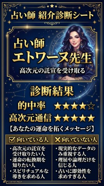 電話占いウィル etowanu先生 鑑定の正体