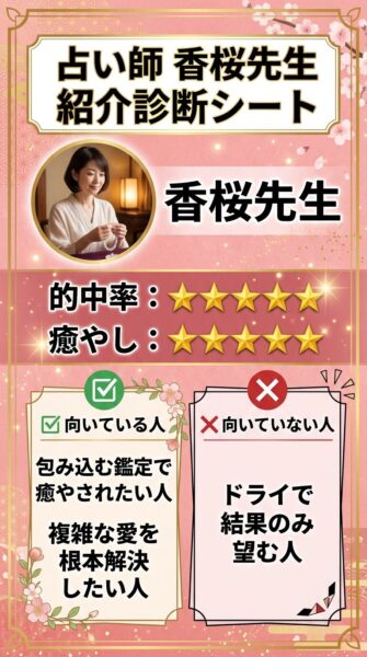 電話占いウィル 香桜（カオン）先生