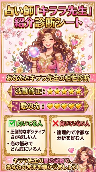 電話占いウィル キララ先生