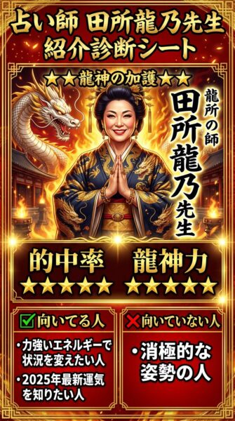 電話占いウィル 田所（タドコロ）ルノン先生 鑑定の正体